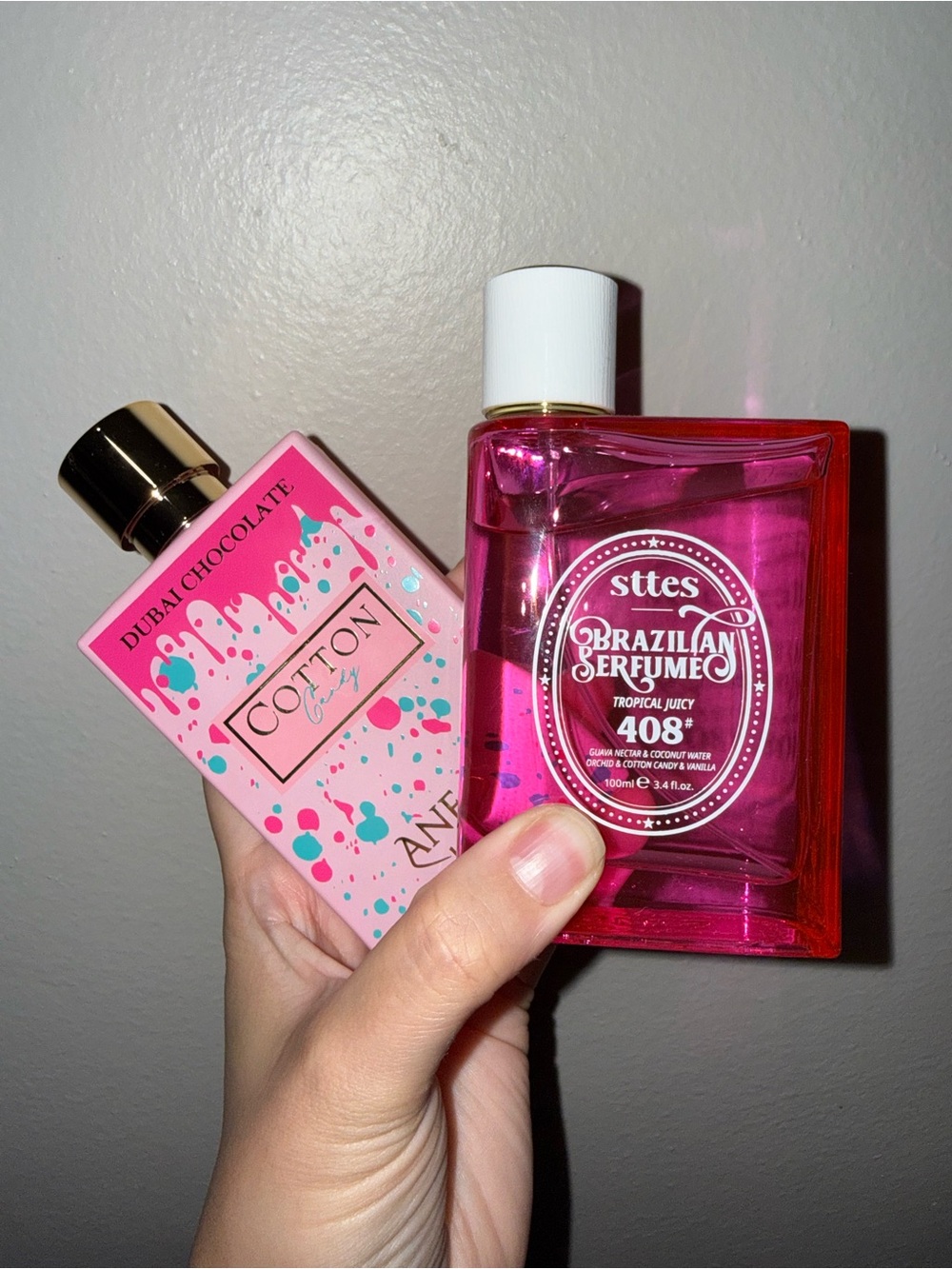 Pink Fragrance Bottle - Tropical Scent
